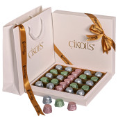 FINDIK DOLGULU SARGILI ÇİKOLATA (300 gr) - 2