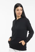 Süperlife Kadın Kapşonlu Regular Fit İnce Sweatshirt spr21k55 - 11