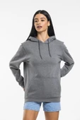 Süperlife Kadın Kapşonlu Regular Fit İnce Sweatshirt spr21k55 - 2