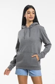 Süperlife Kadın Kapşonlu Regular Fit İnce Sweatshirt spr21k55 - 3