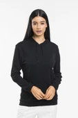 Süperlife Kadın Kapşonlu Regular Fit İnce Sweatshirt spr21k55 - 9