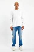 Süperlife Erkek Bisiklet Yaka Regular Fit İnce Sweatshirt SPR 20K30 - 6