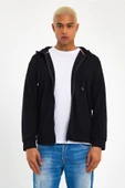 Süperlife Erkek Kapşonlu Regular Fit Yan Cepli İnce Hırka SPR 20K62 - 2