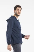 Süperlife Erkek Kapşonlu Yarım Fermuarlı İnce Sweatshirt SPR 20K52 - 8
