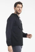 Süperlife Erkek Kapşonlu Yarım Fermuarlı İnce Sweatshirt SPR 20K52 - 2
