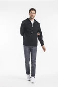 Süperlife Erkek Kapşonlu Yarım Fermuarlı İnce Sweatshirt SPR 20K52 - 4