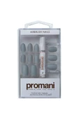 Promani Mat Gri Takma Tırnak Kiti pr5673 - 1