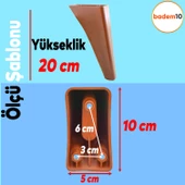 Linden Lüks Mobilya Kanepe Tv Ünitesi Koltuk Ayağı 20 Cm Kahverengi Oval Konsol Ayakları thumbnail 4