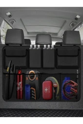 Araç Içi Bagaj Eşya Düzenleyici 8 Cepli Bagaj Çantası thumbnail 2