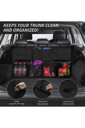 Araç Içi Bagaj Eşya Düzenleyici 8 Cepli Bagaj Çantası thumbnail 3