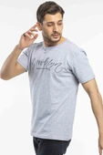 Süperlife Erkek Bisiklet Yaka Dar Kalıp Baskılı Tişort SPR 261 - 4