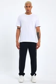 Süperlife Erkek Regular Fit Broklyn Baskılı İnce Eşofman Altı SPR 203 - 1