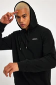 Süperlife Kapşonlu Uzun Kollu Baskılı Dar Kalıp İnce Erkek Sweatshirt SPR 2019K61 - 5