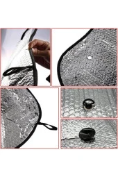 Universal Araba Ön Cam Brandası Oto Kar Buz Güneşlik Brandası Araç Ön Cam Brandası thumbnail 3