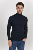 Süperlife Balıkcı Yaka Uzun Kollu Dar Kalıp İnce Erkek Sweatshirt SPR 2019K21 - 6