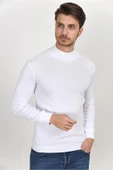 Süperlife Yarım Balıkcı Uzun Kollu Dar Kalıp İnce Erkek Sweatshirt SPR 2019K20 - 3