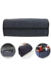 Oto Bagaj Düzenleyici Araç Içi Organizer Araba Bagaj Çantası Keçe Aksesuar Aparat Çanta thumbnail 3