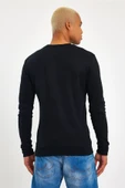 Süperlife Bisiklet Yaka Uzun Kollu Dar Kalıp İnce Erkek Sweatshirt SPR2019K18 - 5