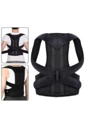 Çift Balenli Dik Durmayı Sağlayan Sırt Omuz Bel Korsesi Unisex Kamburluk Önleyici Dik Duruş Korsesi thumbnail 3