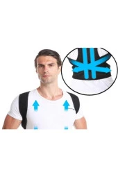 Kamburluk Önleyici Balenli Bel ve Sırt Dik Duruş Korse Bel Omuz Postur Spor Ortopedik thumbnail 2
