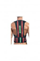 Manyetik Balenli Korse Bel Ve Sırt Destek Ortopedik Dik Duruş Korsesi Omuz Skolyoz Kamburluk thumbnail 1