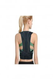 Kadın Erkek Siyah Çift Balenli Manyetik Ortopedik Korse thumbnail 4