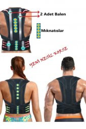 Dik Duruş Korsesi Medikal Korse Dik Tutan Korse Dik Duruş Yeleği Balenli Manyetik Omuz Sırt Korsesi thumbnail 5