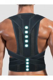 Dik Duruş Korsesi Medikal Korse Dik Tutan Korse Dik Duruş Yeleği Balenli Manyetik Omuz Sırt Korsesi thumbnail 6