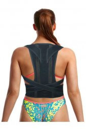 Yenilikçi Tasarım Unisex Siyah Balenli Manyetik Duruş Düzeltici Dik Duruş Korsesi thumbnail 4