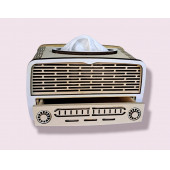 NOSTALJİK RADYO GÖRÜNÜMLÜ PEÇETELİK ÇEKMECELİ - 1
