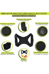 2 Adet Kamburluk Önleyici Dik Duruş Korsesi Spor Seyahat Ofis Ev thumbnail 6