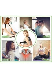 Yeni Nesil Dik Duruş Korsesi Kamburluk Önleyici Terletmez Korse Unisex Siyah thumbnail 2