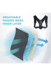 Vücut Dik Durma Omuz Sırt Bel Korsesi Medikal Ortopedik Dik Durus Korse thumbnail 4