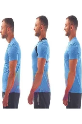 Dik Durmak Için Dik Durus Bel Sırt Omuz Korsesi Kamburluk Önleyici Dik Duruş Korsesi thumbnail 5