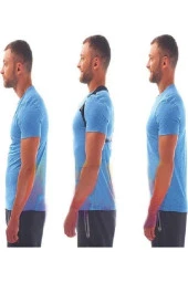 Kambur Ortobedik Medikal Kifoz Korsesi Skolyoz Dik Durus Korsesi Kemeri Önleyici Düzeltici thumbnail 3