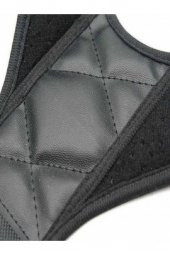 Deri Desenli Dik Durus Korsesi Kadın Erkek Ayarlanabilir Omuz Destekli Kamburluk Dik Duruş Korsesi thumbnail 3