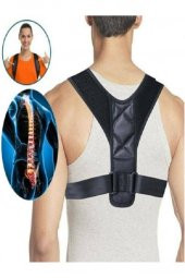 Vücut Dik Duruş Omuz Sırt Bel Korsesi Medikal Ortopedik Posture Kamburluk Önleyici Yelek Desenli thumbnail 2