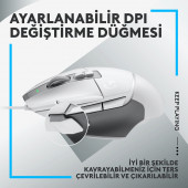 Logitech G502 X Kablolu Gaming Mouse Beyaz 910-006147 - 7