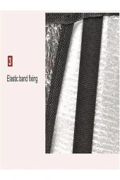 Araç Direksiyon Güneşliği Araba Oto Direksiyon Güneşlik Direksiyon Güneş Koruyucu Kılıf thumbnail 3