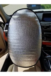 Araç Direksiyon Güneşliği Araba Oto Direksiyon Güneşlik Direksiyon Güneş Koruyucu Kılıf thumbnail 4