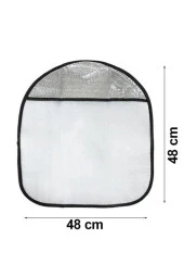 Her Araca Uyumlu Araç Otomobil Jeep Direksiyon Koruyucu Güneşlik Metalize Köpüklü Araç Direksiyonu thumbnail 1