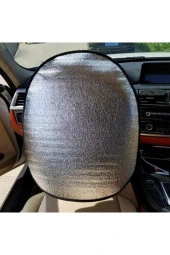 Her Araca Uyumlu Araç Otomobil Jeep Direksiyon Koruyucu Güneşlik Metalize Köpüklü Araç Direksiyonu thumbnail 5