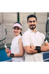 Siyah Karpal Tünel Ayarlanabilir Elastik Bandaj El Spor Bilekliği thumbnail 1