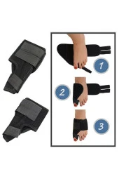 Halluks Valgüs Gece Ateli Başparmak Hallux Ayak Parmak Bunyon Kemik Düzeltici thumbnail 1