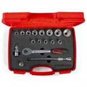 İzeltaş 1/2 Altı Köşe Lokma Anahtar Takımı 17 Parça 1113002017 - 1