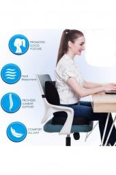 Sırt Destekleyici Oto Araç Minderi Sandalye Yastığı Pu Sünger Bel Minderi Ortopedik Ürün - 2