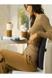 Lux Ortopedik Sırt Minderi Araç Koltuk Sandalye Bel Yastığı Bel Desteği Bel Minderi Bel Minderi - 1