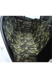 2 Adet Araç Içi Arka Koltuk Sıvı Geçirmez Kedi Köpek Örtüsü (kamuflaj Desenli) Bunabayılacaksınız - 5