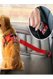 Araba Köpek Kedi Tasması Emniyet Kemeri Oto Evcil Hayvan Boyun Araç Tasması Kemeri - 2