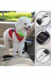 Evcil Hayvan Kedi - Köpek Araç Emniyet Kemeri 2 Adet Köpeğinizitutun - 2